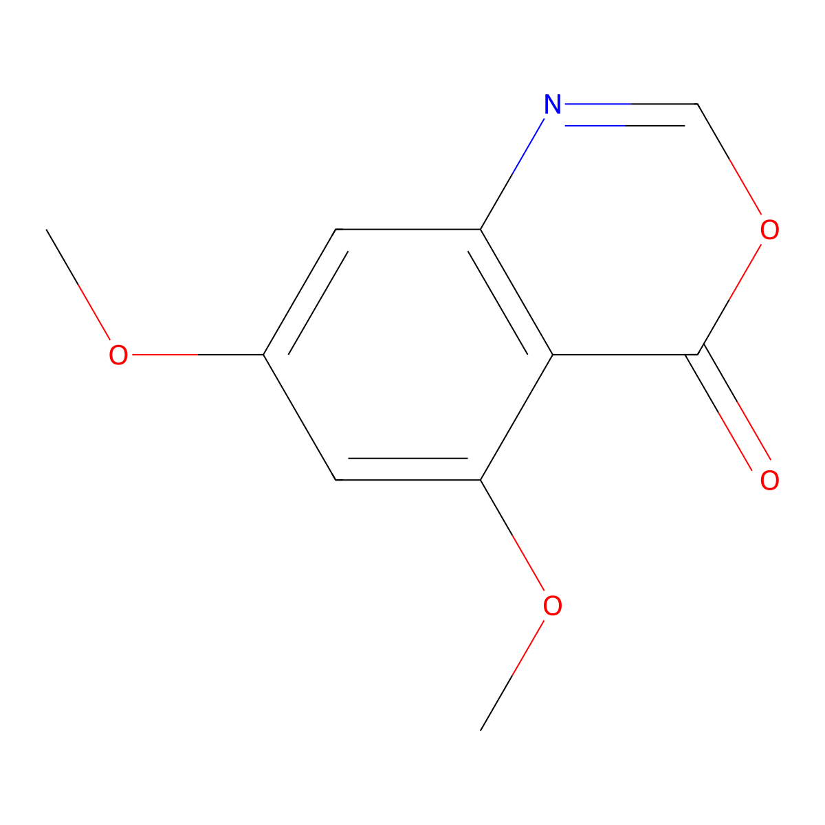 5,7-Dimethoxy-4H-benzo[d][1,3]oxazin-4-one molecular structure, CAS 628686-76-0