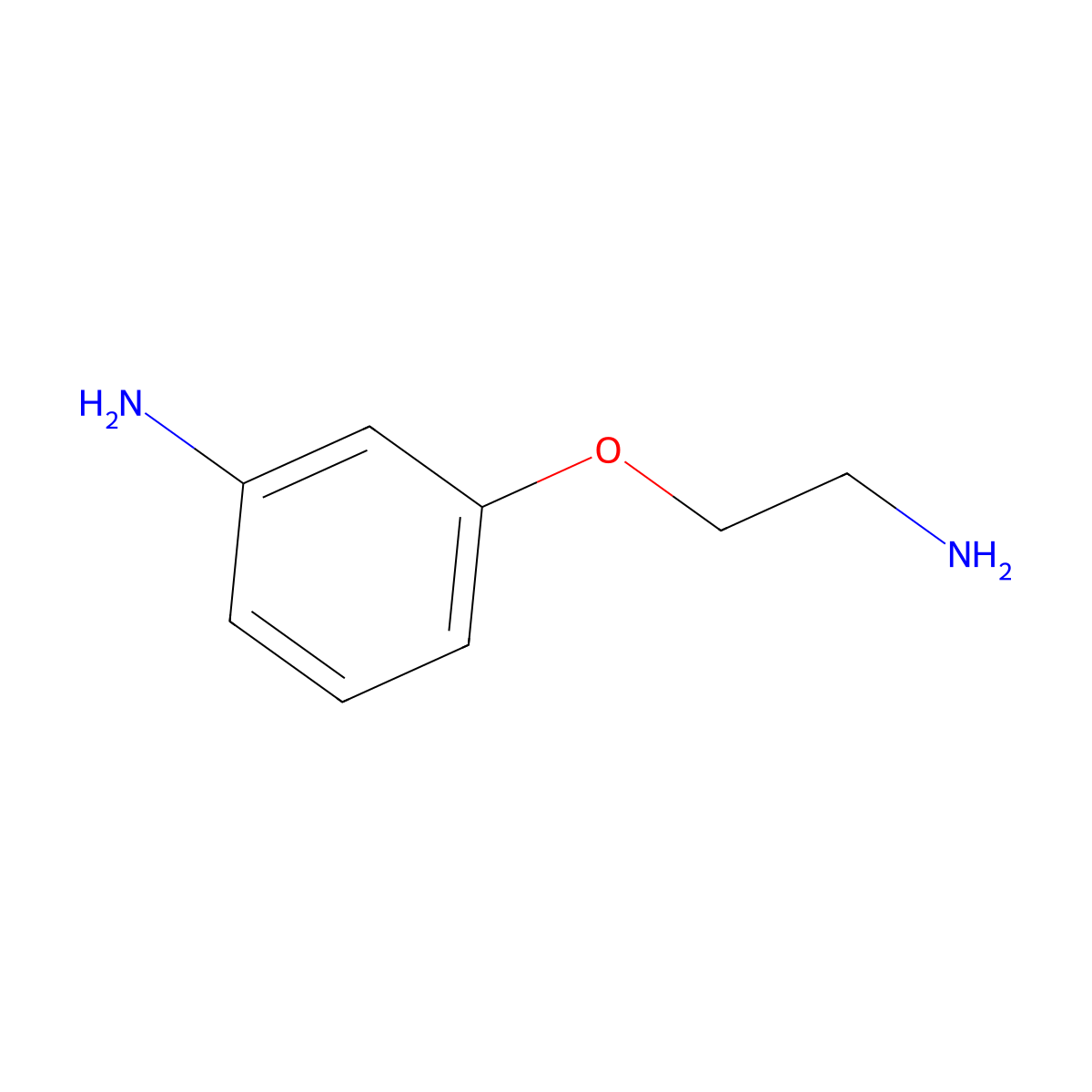 3-(2-Aminoethoxy)benzenamine molecular structure, CAS 62877-07-0