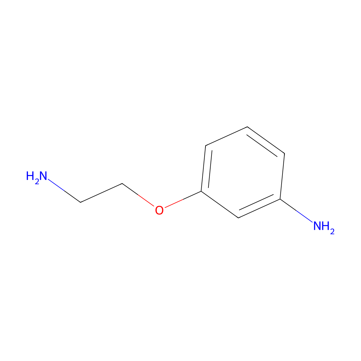 3-(2-Aminoethoxy)benzenamine molecular structure, CAS 62877-07-0