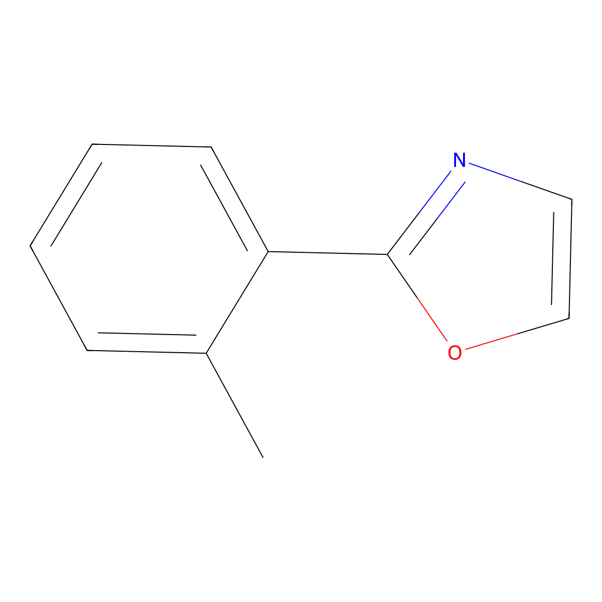2-(2-Methylphenyl)oxazole molecular structure, CAS 62882-03-5