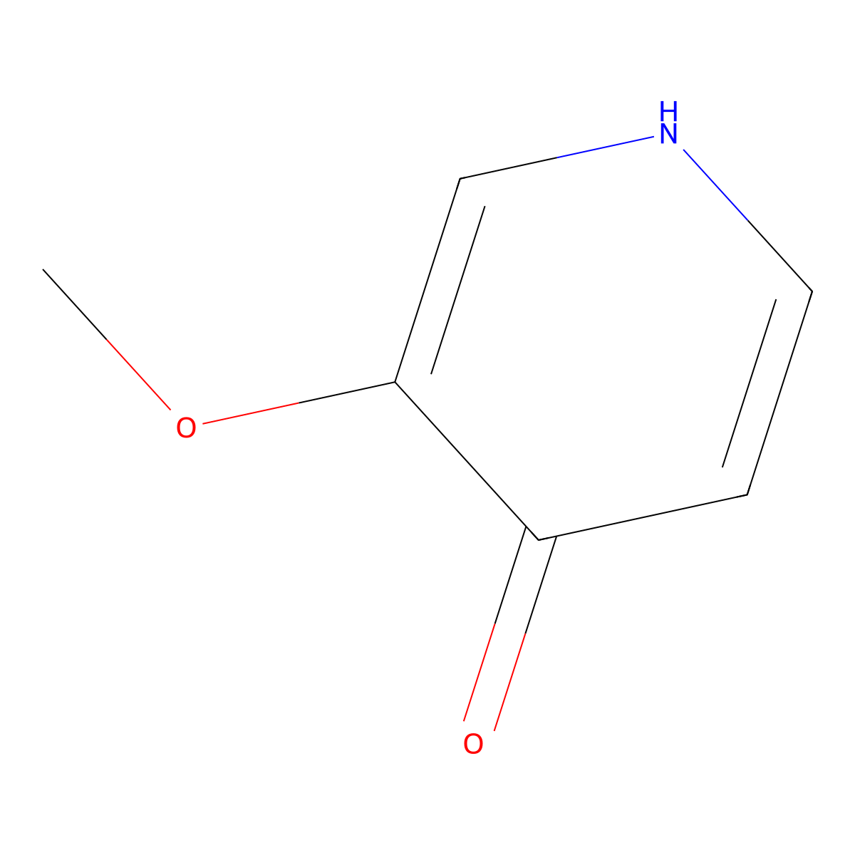3-Methoxypyridin-4-OL molecular structure, CAS 62885-41-0