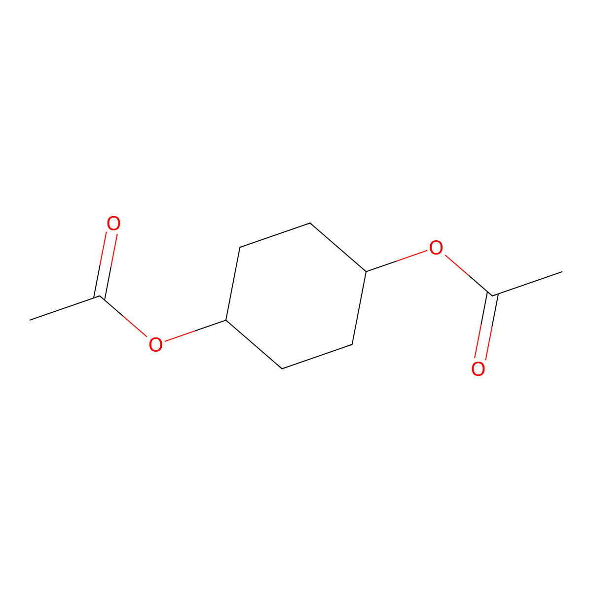 cis-1,4-Diacetoxycyclohexane molecular structure, CAS 6289-83-4