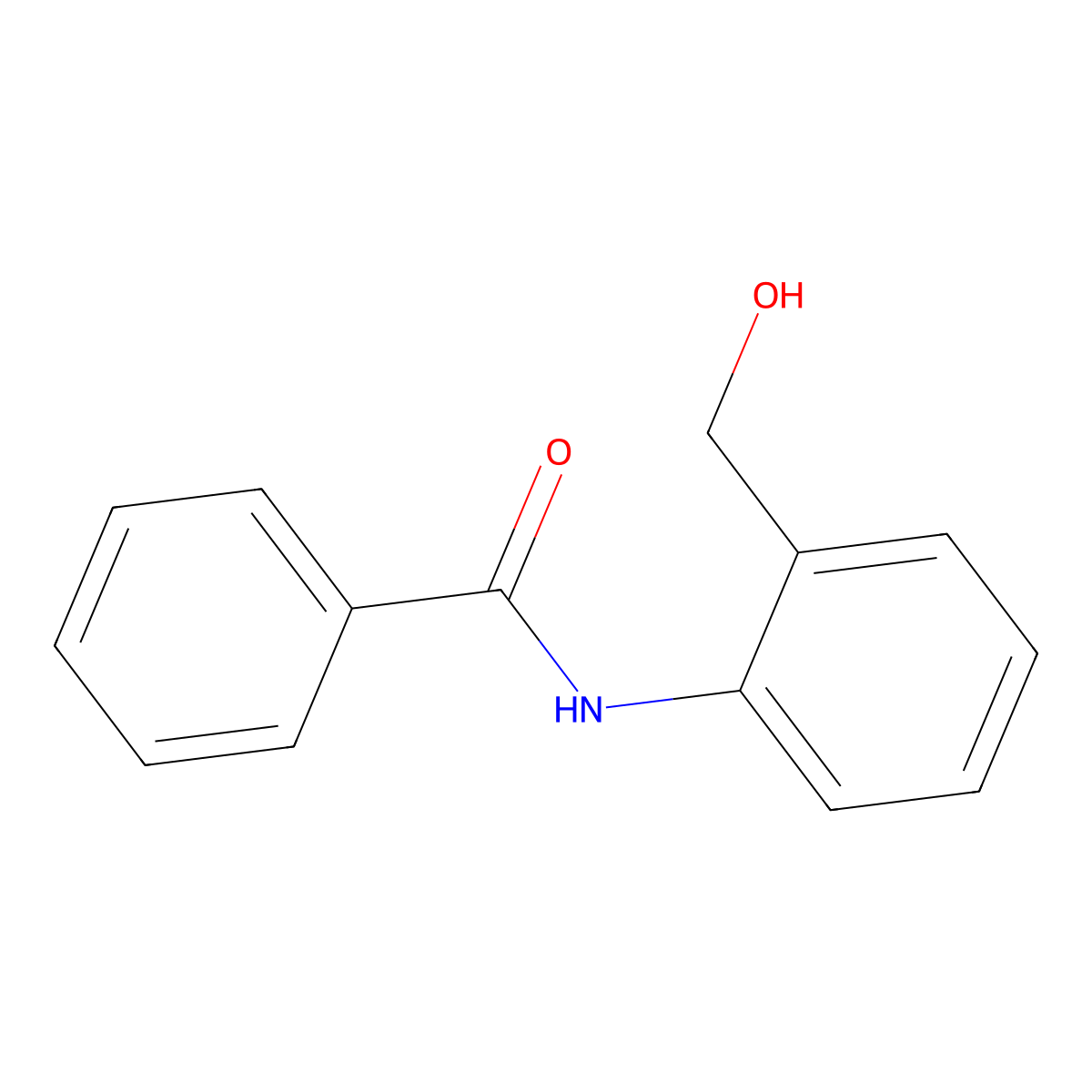N-[2-(hydroxymethyl)phenyl]benzamide molecular structure, CAS 6289-87-8