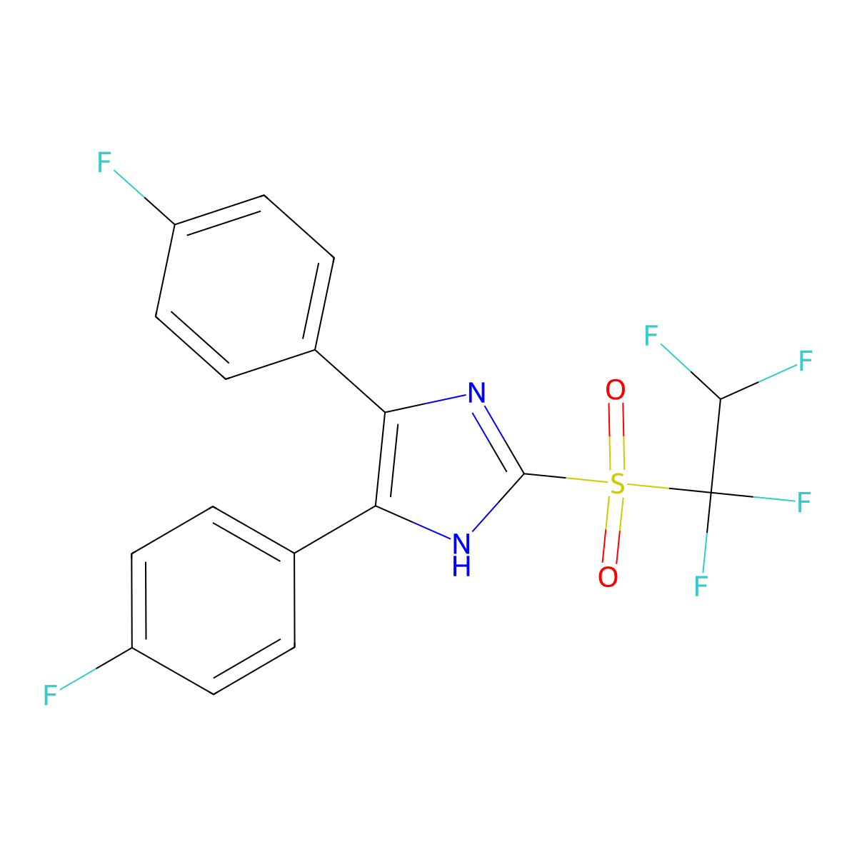 Tiflamizole molecular structure, CAS 62894-89-7