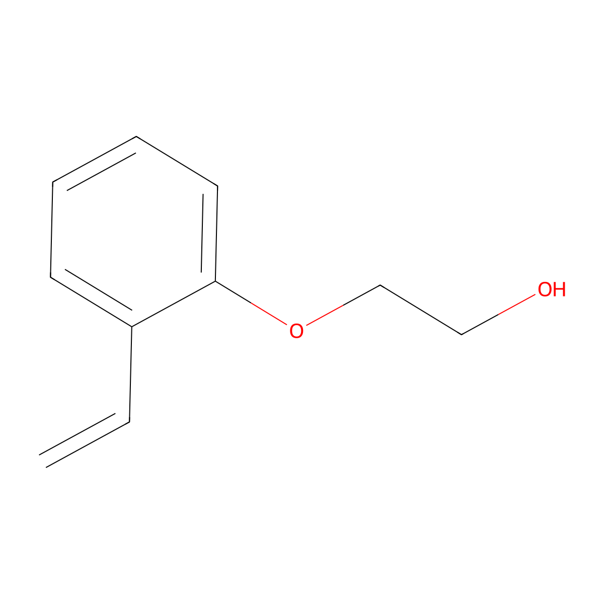 2-(2-Ethenylphenoxy)ethan-1-ol molecular structure, CAS 62895-87-8