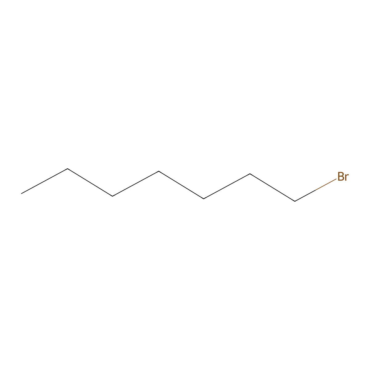 1-Bromoheptane molecular structure, CAS 629-04-9