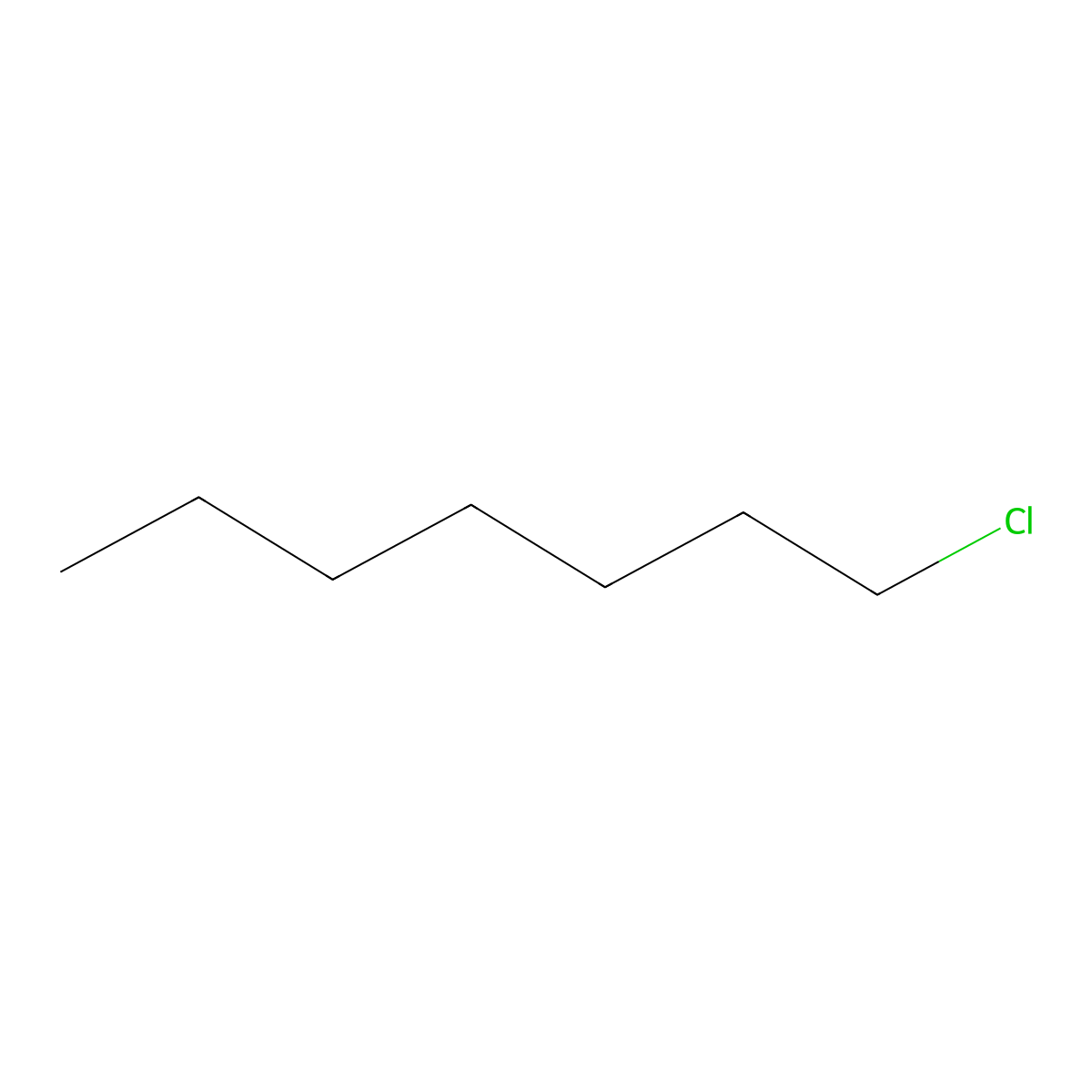 1-Chloroheptane molecular structure, CAS 629-06-1