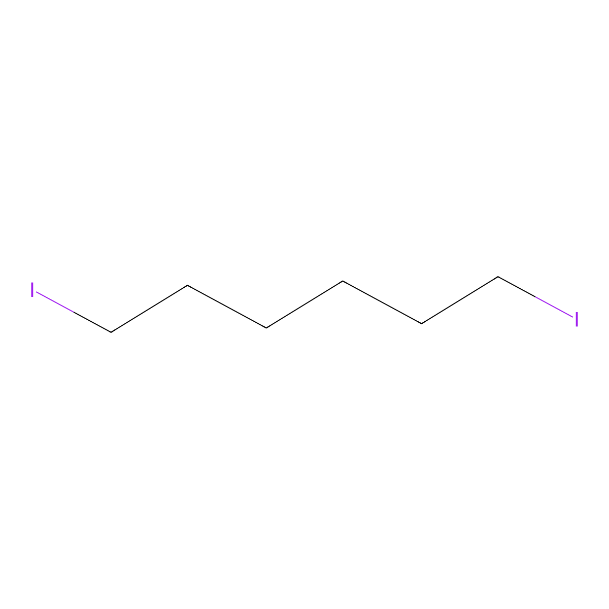 1,6-Diiodohexane molecular structure, CAS 629-09-4