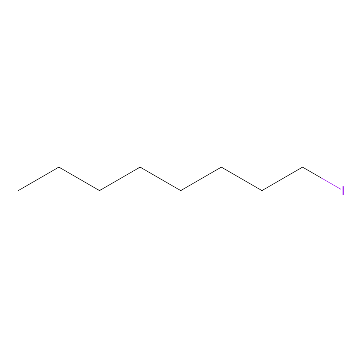 1-Iodooctane molecular structure, CAS 629-27-6