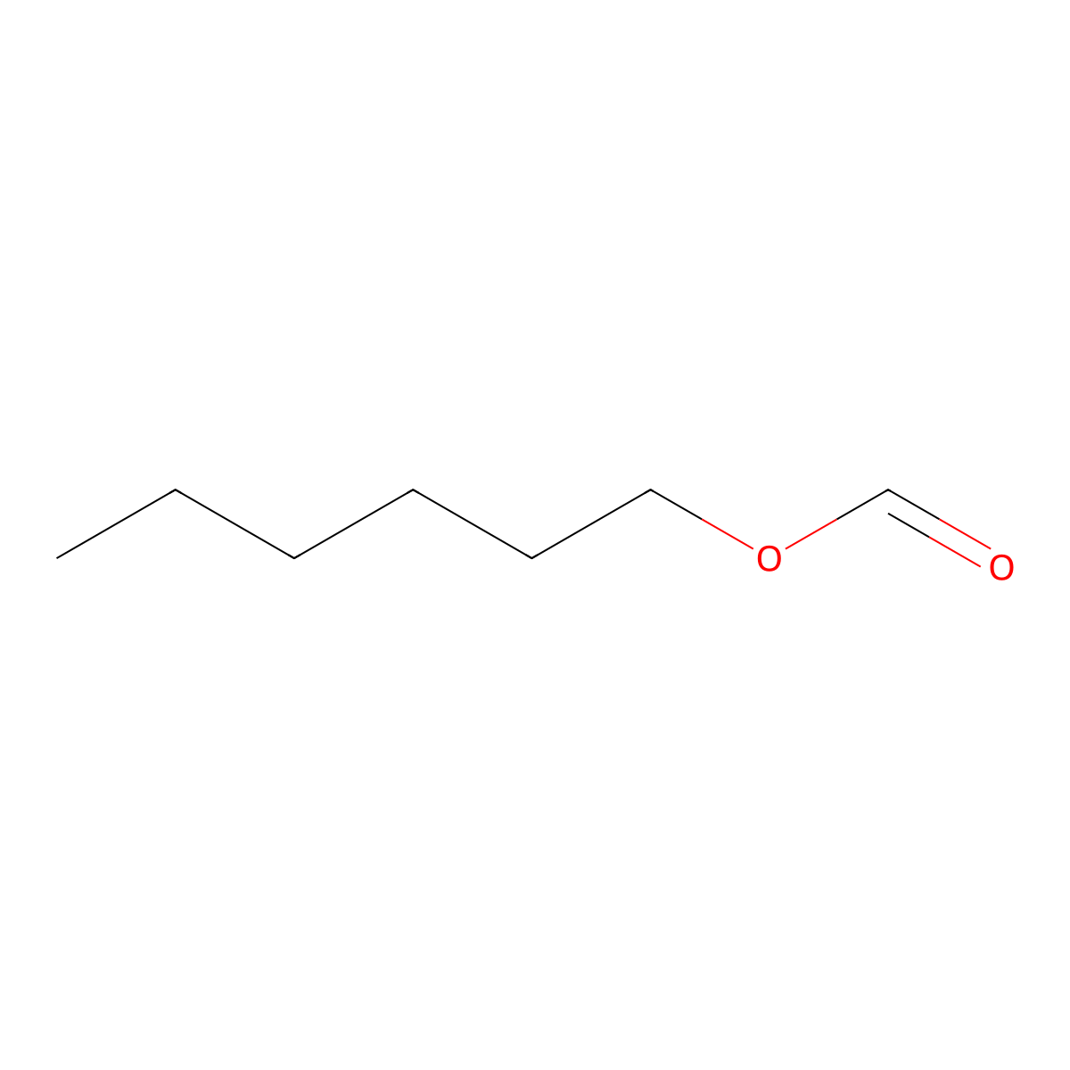 Hexyl Formate molecular structure, CAS 629-33-4