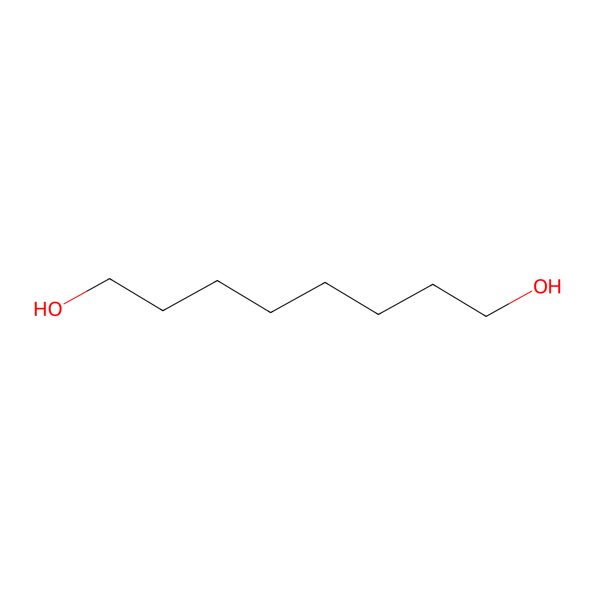 1,8-Octanediol molecular structure, CAS 629-41-4
