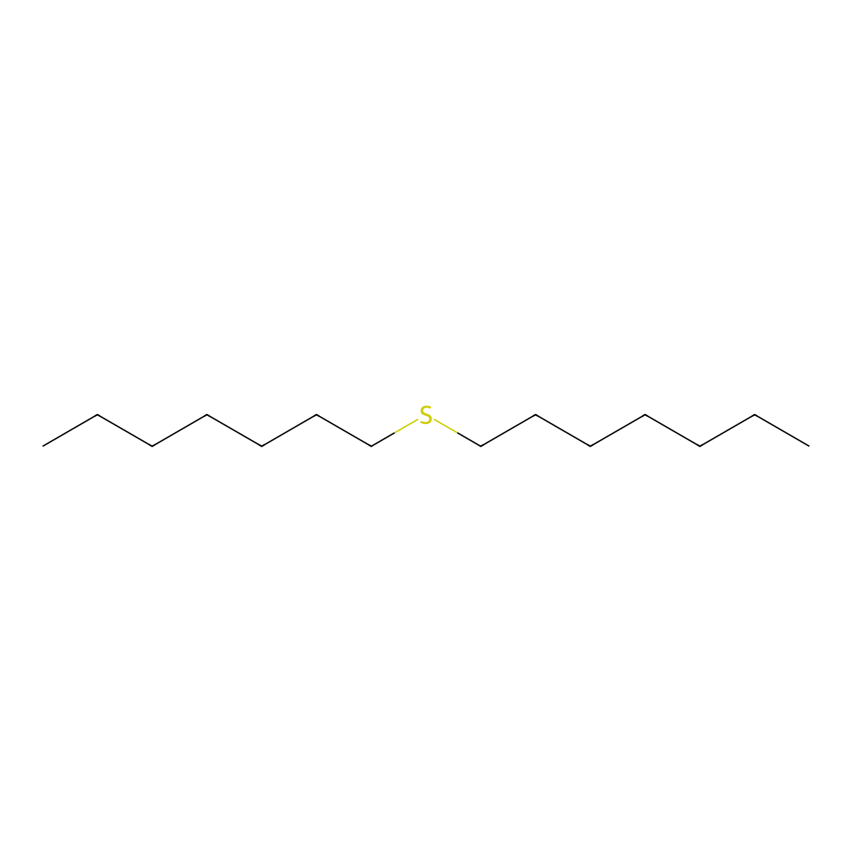 Heptane, 1,1'-thiobis- molecular structure, CAS 629-65-2