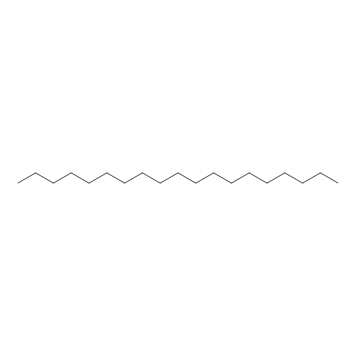 Nonadecane molecular structure, CAS 629-92-5