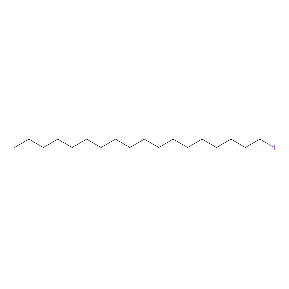 1-Iodooctadecane molecular structure, CAS 629-93-6