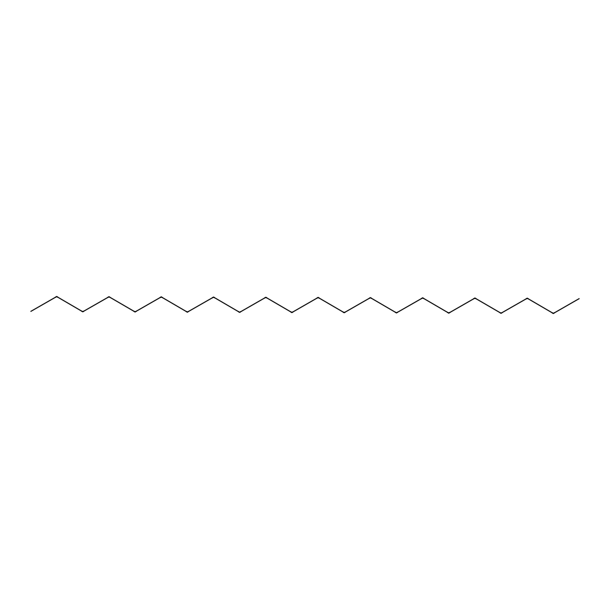 Docosane molecular structure, CAS 629-97-0