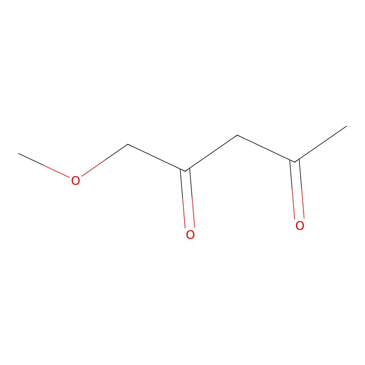 1-Methoxy-2,4-pentanedione molecular structure, CAS 6290-50-2