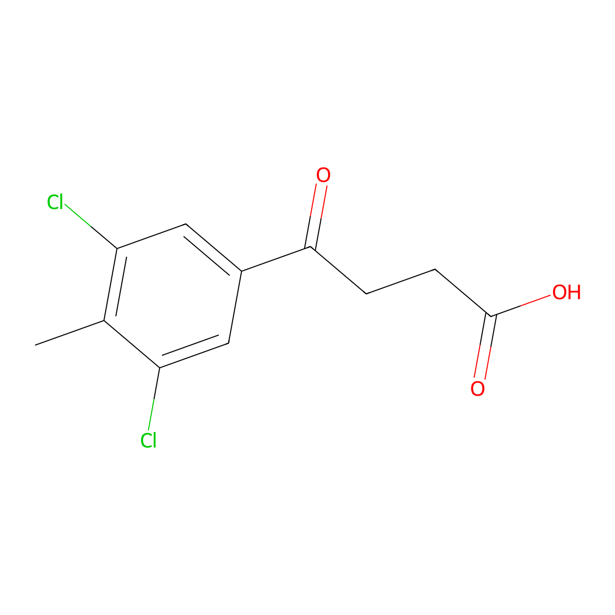 4-(3,5-Dichloro-4-methylphenyl)-4-oxobutanoic acid molecular structure, CAS 62903-05-3