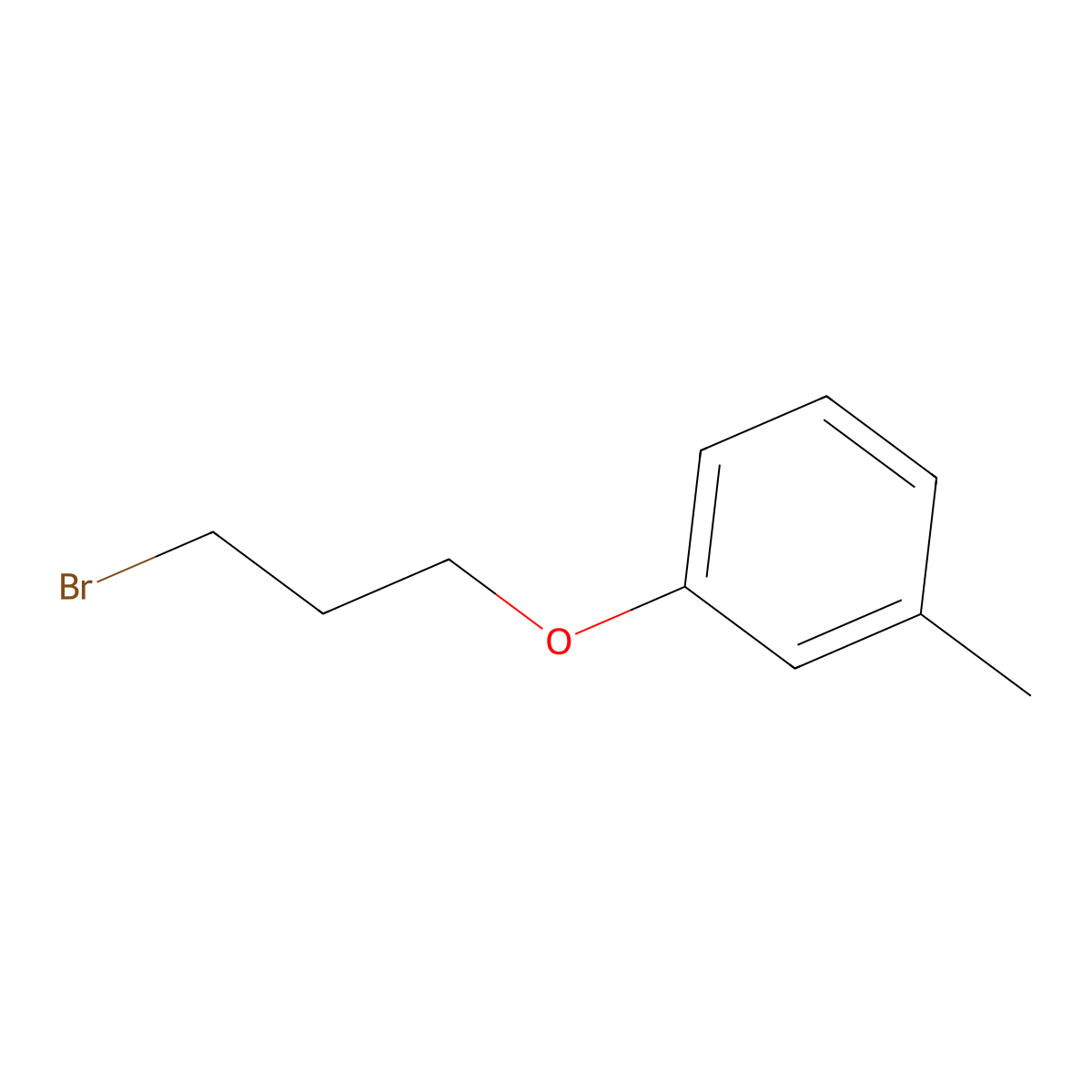 1-(3-Bromopropoxy)-3-methylbenzene molecular structure, CAS 6291-74-3