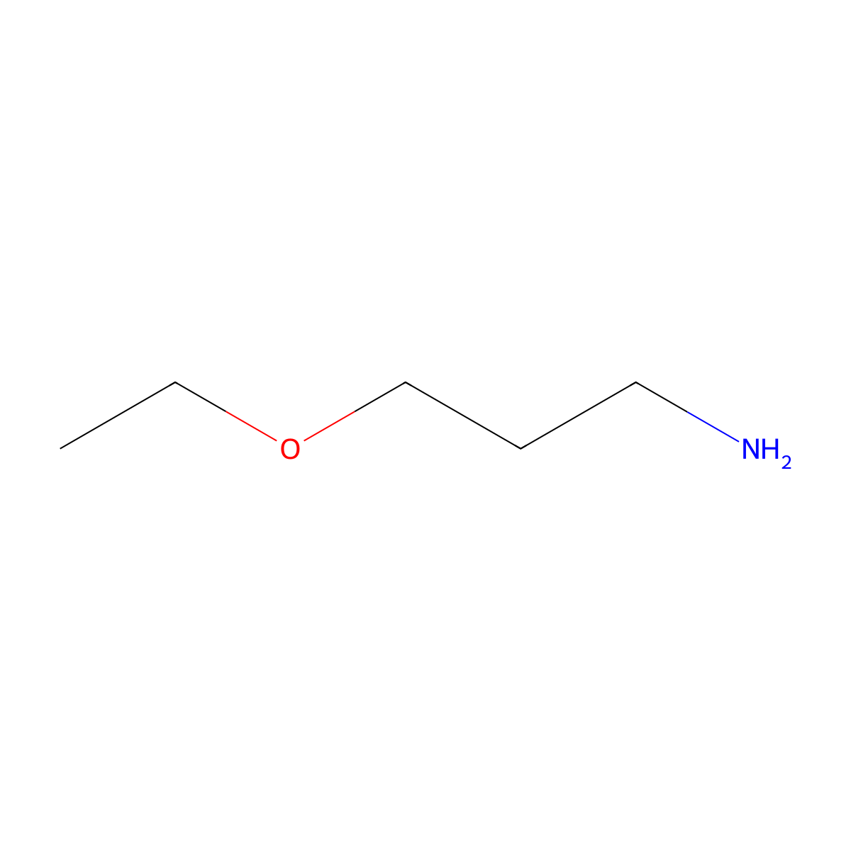 Propanolamine ethyl ether molecular structure, CAS 6291-85-6