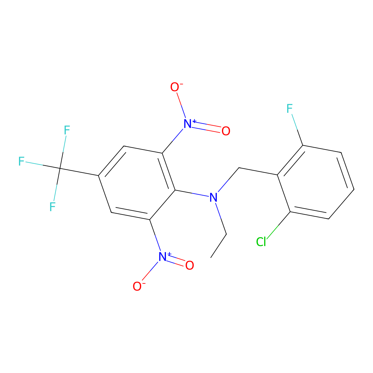 Flumetralin molecular structure, CAS 62924-70-3