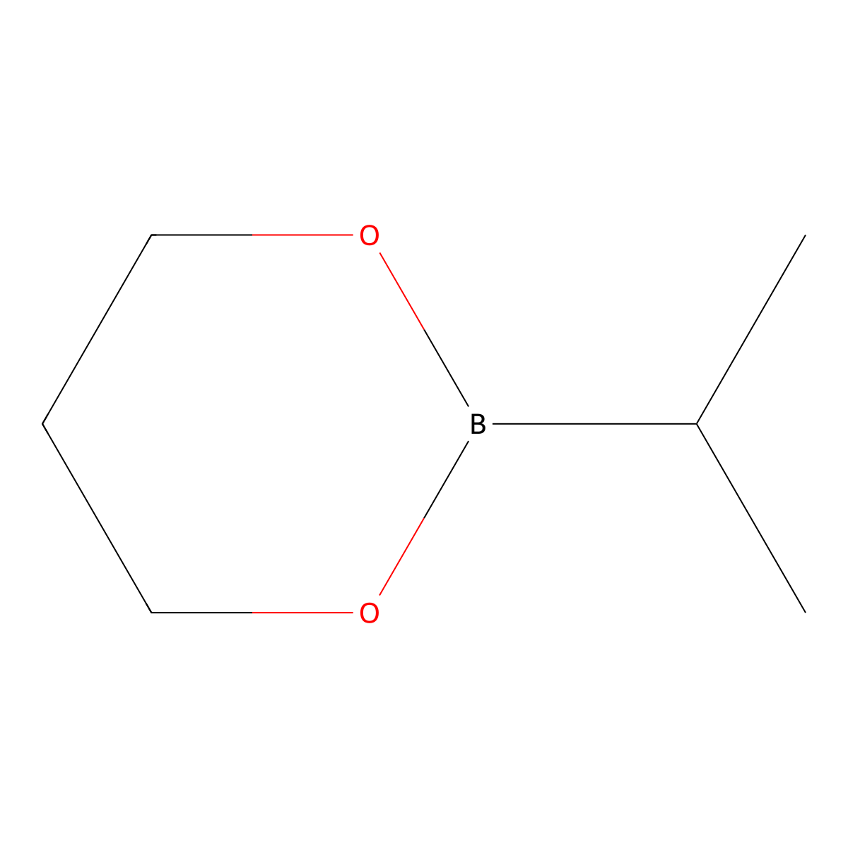 2-Isopropyl-1,3,2-dioxaborinane molecular structure, CAS 62930-27-2