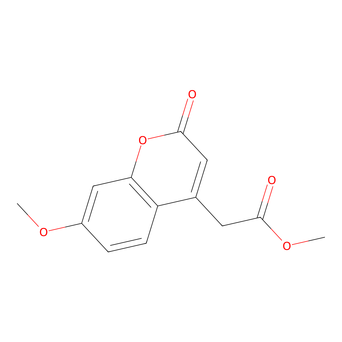 methyl (7-methoxy-2-oxo-2H-chromen-4-yl)acetate molecular structure, CAS 62935-73-3