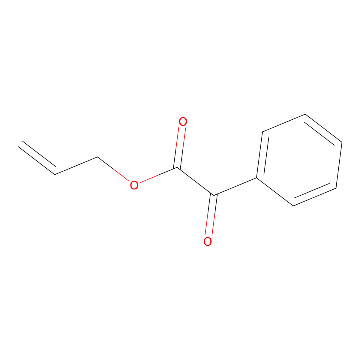 Allyl 2-oxo-2-phenylacetate molecular structure, CAS 62936-34-9