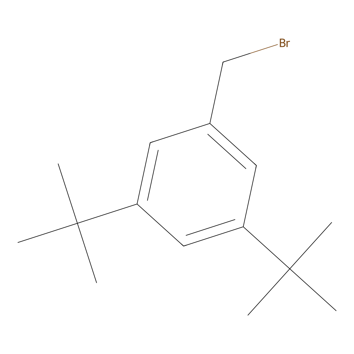 3,5-Di-tert-butylbenzyl Bromide molecular structure, CAS 62938-08-3