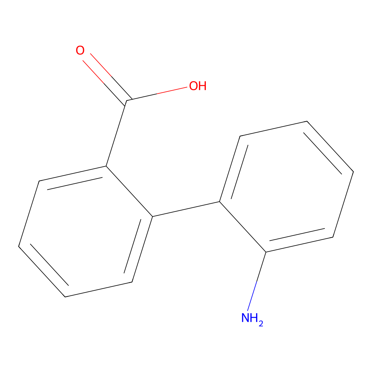 2'-Amino[1,1'-biphenyl]-2-carboxylic acid molecular structure, CAS 62938-98-1