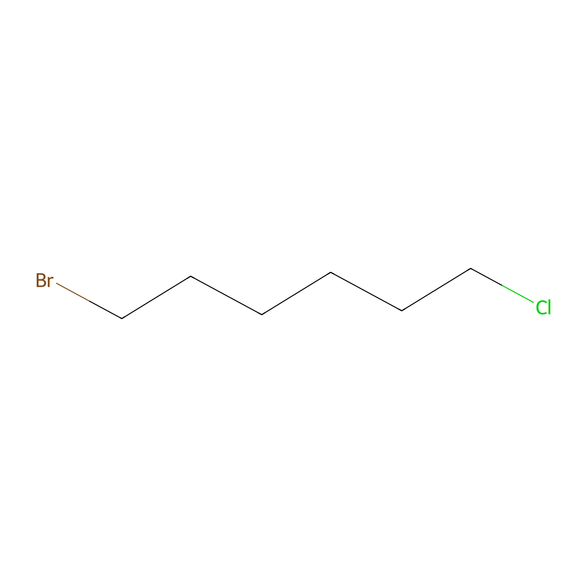 1-Bromo-6-chlorohexane molecular structure, CAS 6294-17-3
