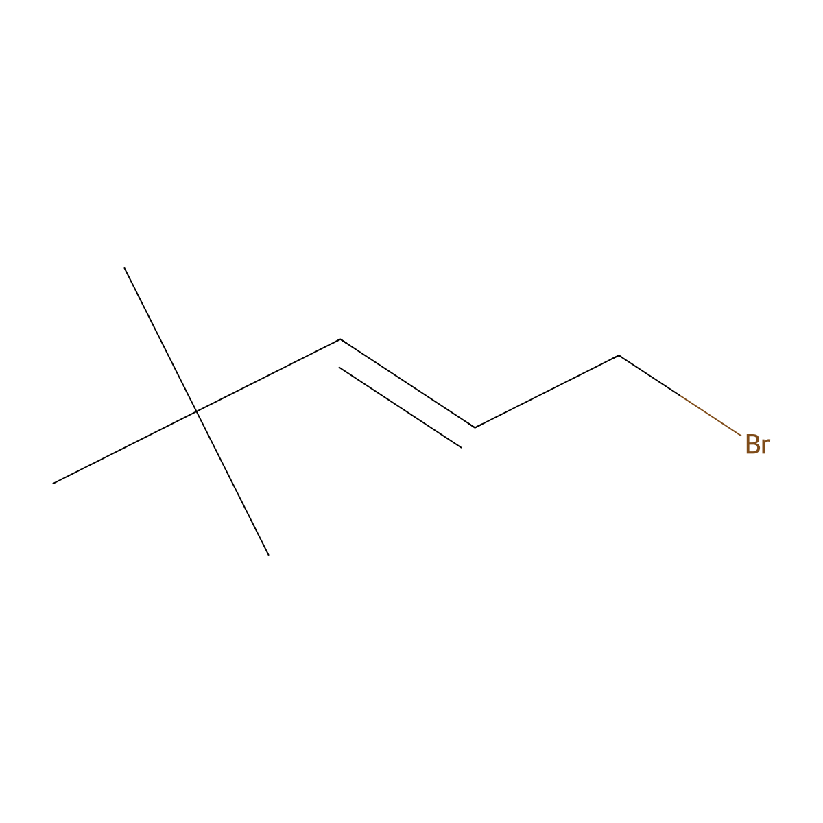 1-Bromo-4,4-dimethylpent-2-ene molecular structure, CAS 62946-91-2