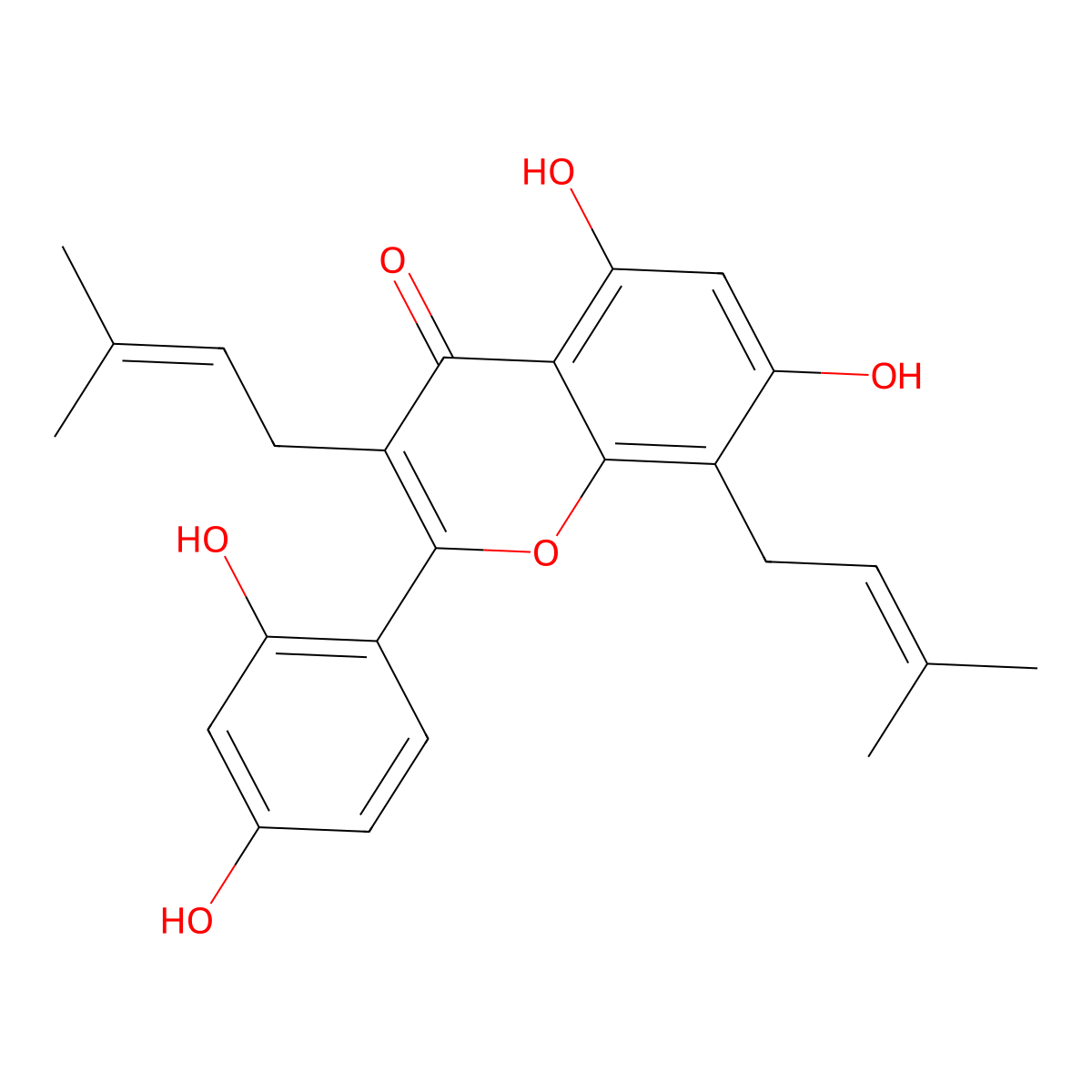 Kuwanon C molecular structure, CAS 62949-79-5