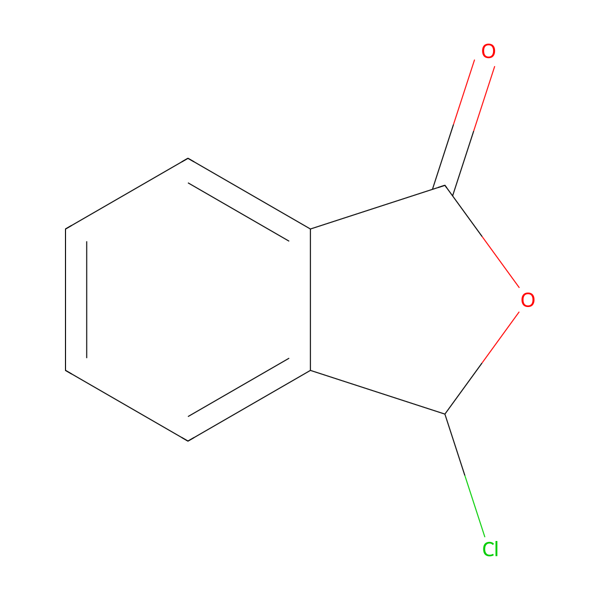3-Chlorophthalide molecular structure, CAS 6295-21-2
