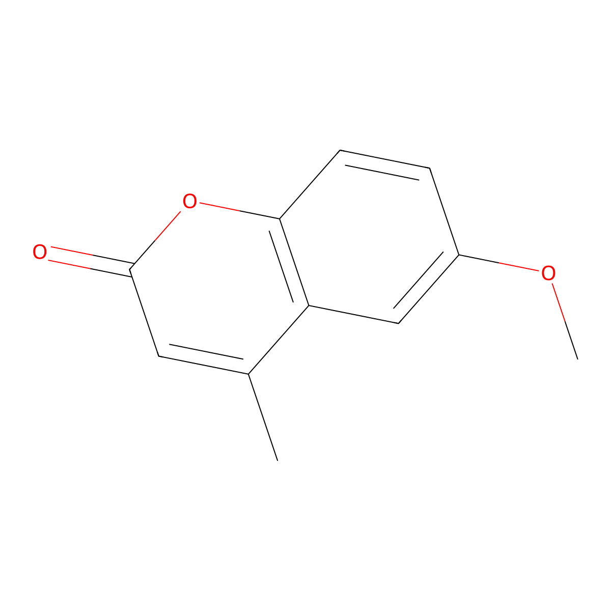 6-Methoxy-4-methylcoumarin molecular structure, CAS 6295-35-8