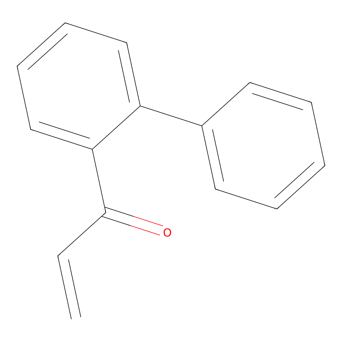 1-([1,1'-Biphenyl]-2-yl)prop-2-en-1-one molecular structure, CAS 62956-16-5