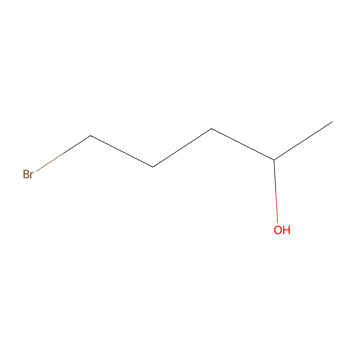 5-Bromopentan-2-ol molecular structure, CAS 62957-46-4
