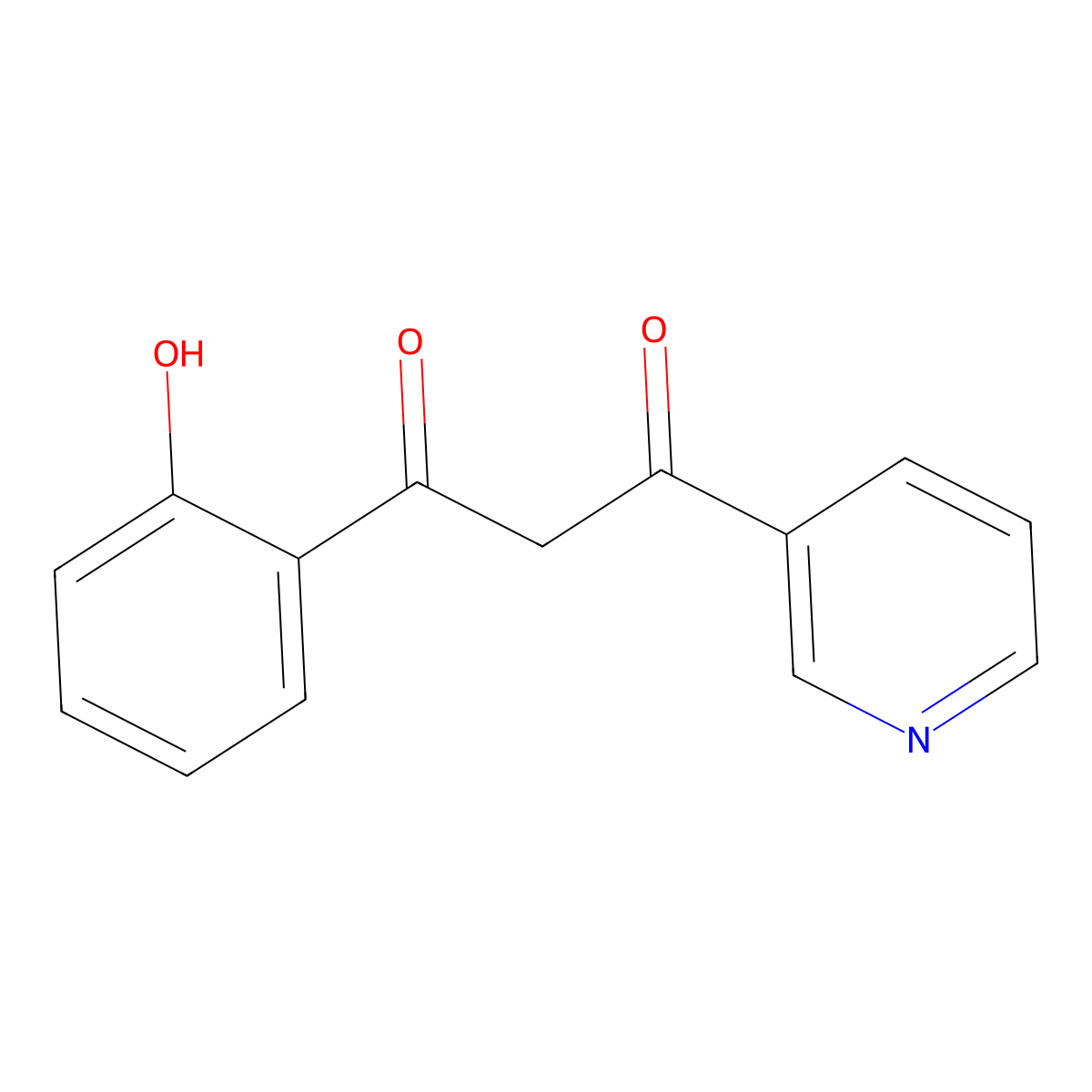 1-(2-Hydroxyphenyl)-3-(pyridin-3-yl)propane-1,3-dione molecular structure, CAS 6296-04-4