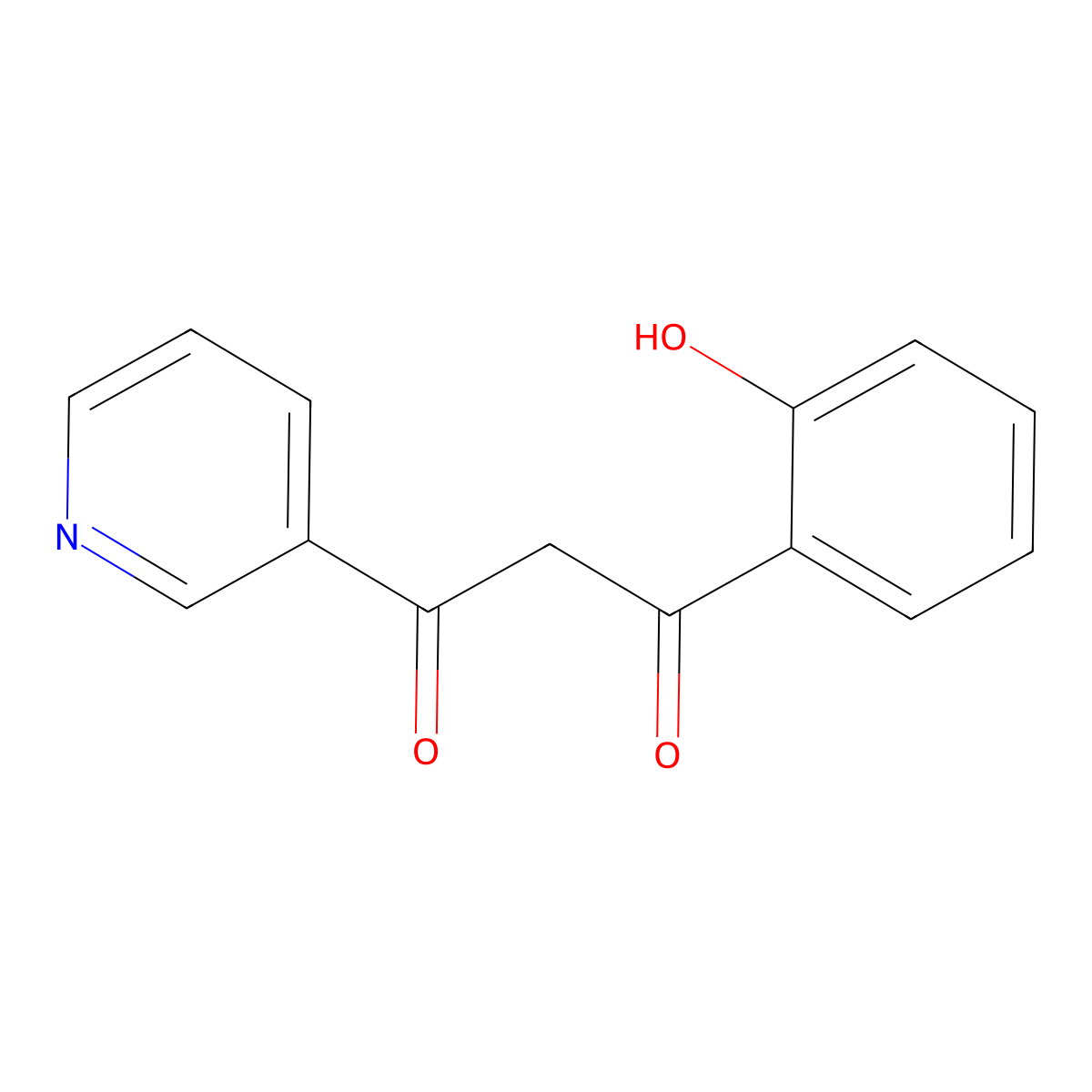 1-(2-Hydroxyphenyl)-3-(pyridin-3-yl)propane-1,3-dione molecular structure, CAS 6296-04-4