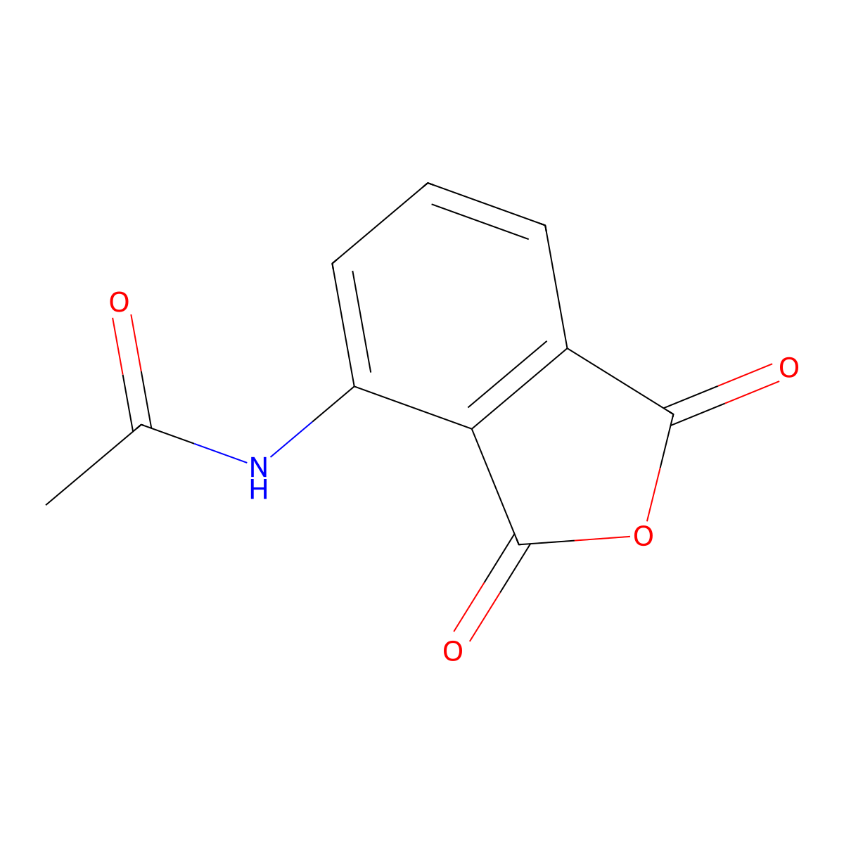 3-Acetamidophthalic Anhydride molecular structure, CAS 6296-53-3