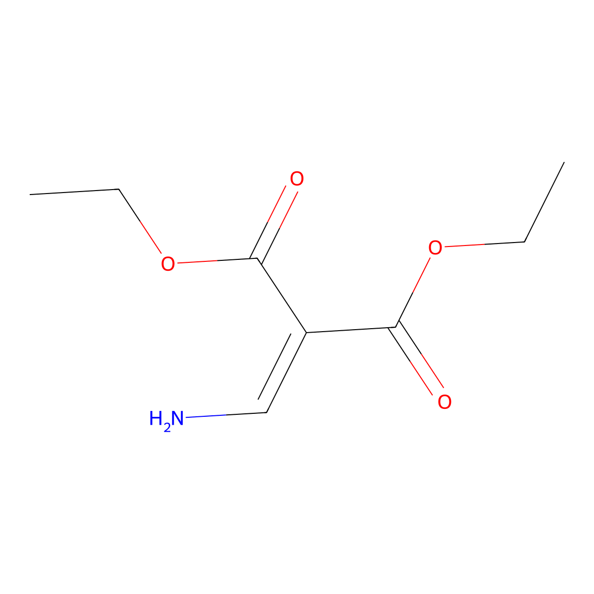 Diethyl (aminomethylidene)propanedioate molecular structure, CAS 6296-99-7