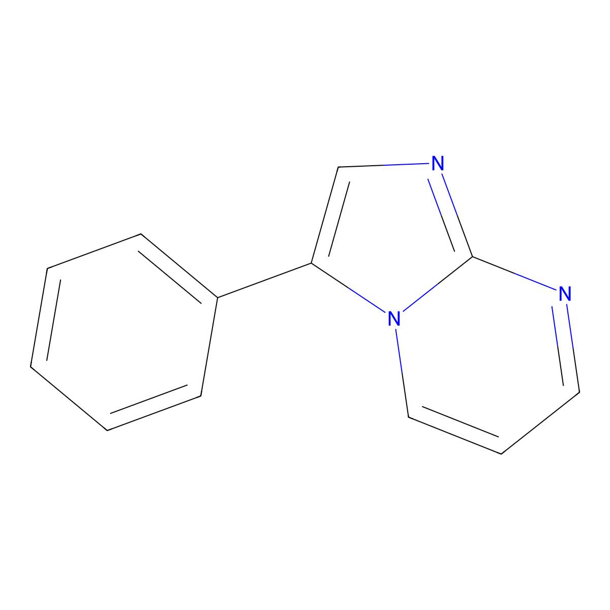 3-Phenylimidazo[1,2-a]pyrimidine molecular structure, CAS 629627-60-7
