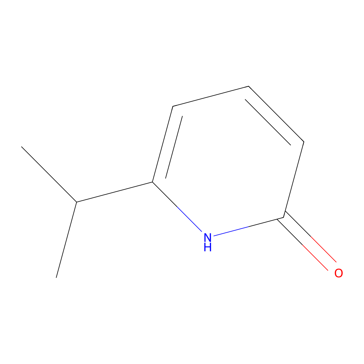 6-Isopropylpyridin-2(1H)-one molecular structure, CAS 62969-85-1