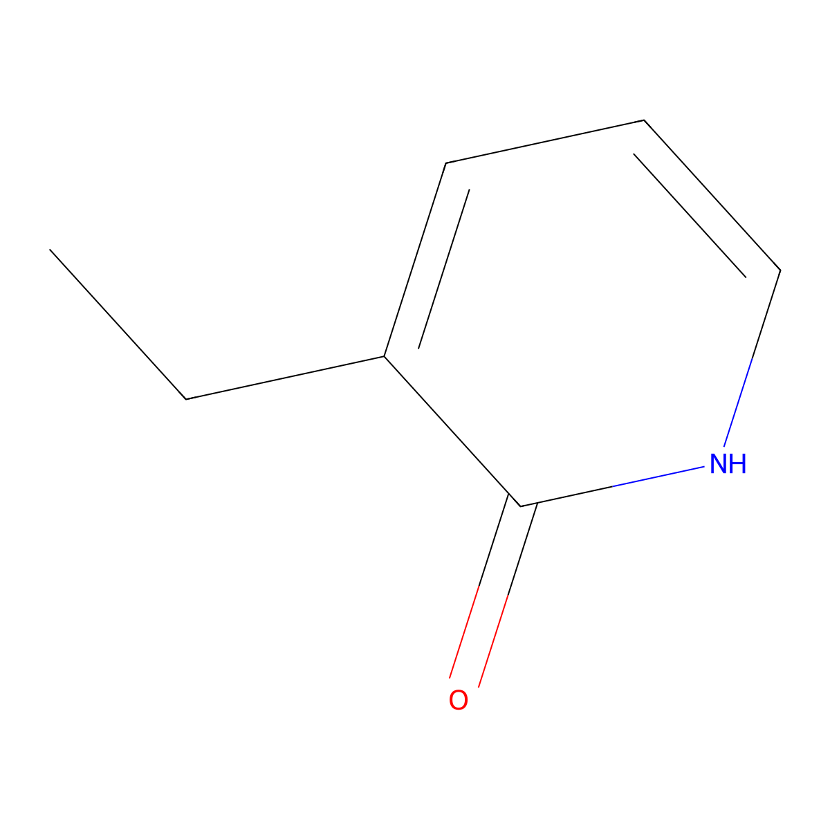 3-Ethylpyridin-2-ol molecular structure, CAS 62969-86-2