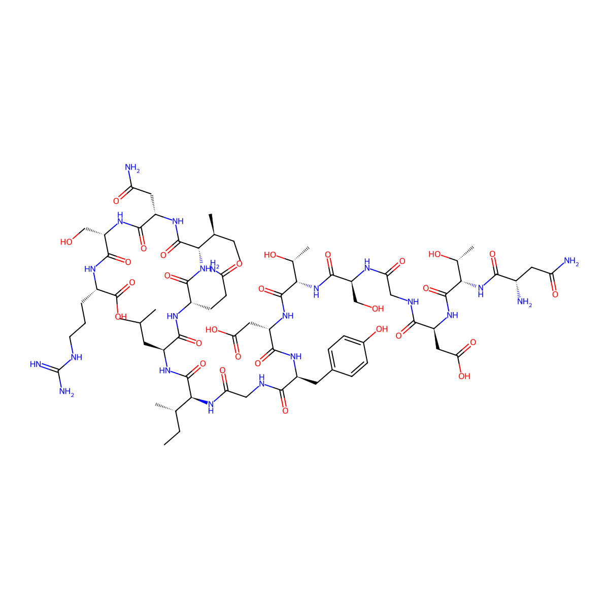 Hen egg lysozyme peptide (46-61) molecular structure, CAS 62982-31-4