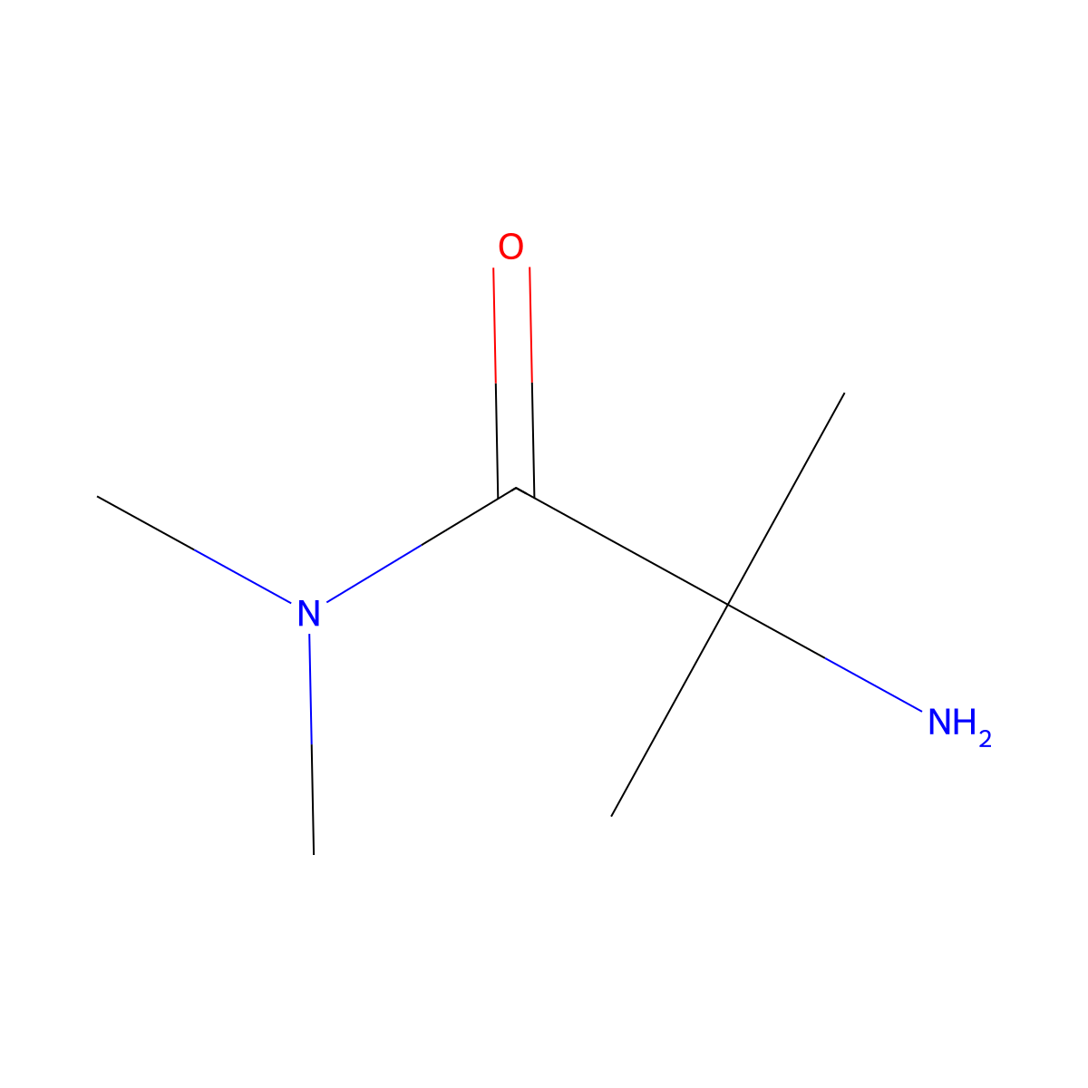2-amino-N,N,2-trimethylpropanamide molecular structure, CAS 62983-26-0