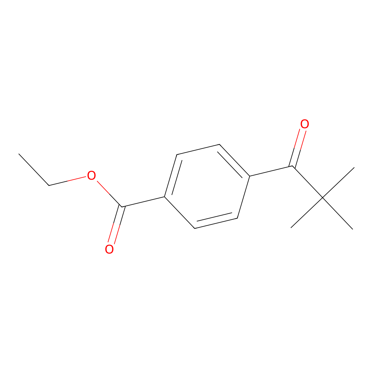 Ethyl 4-pivaloylbenzoate molecular structure, CAS 62985-52-8