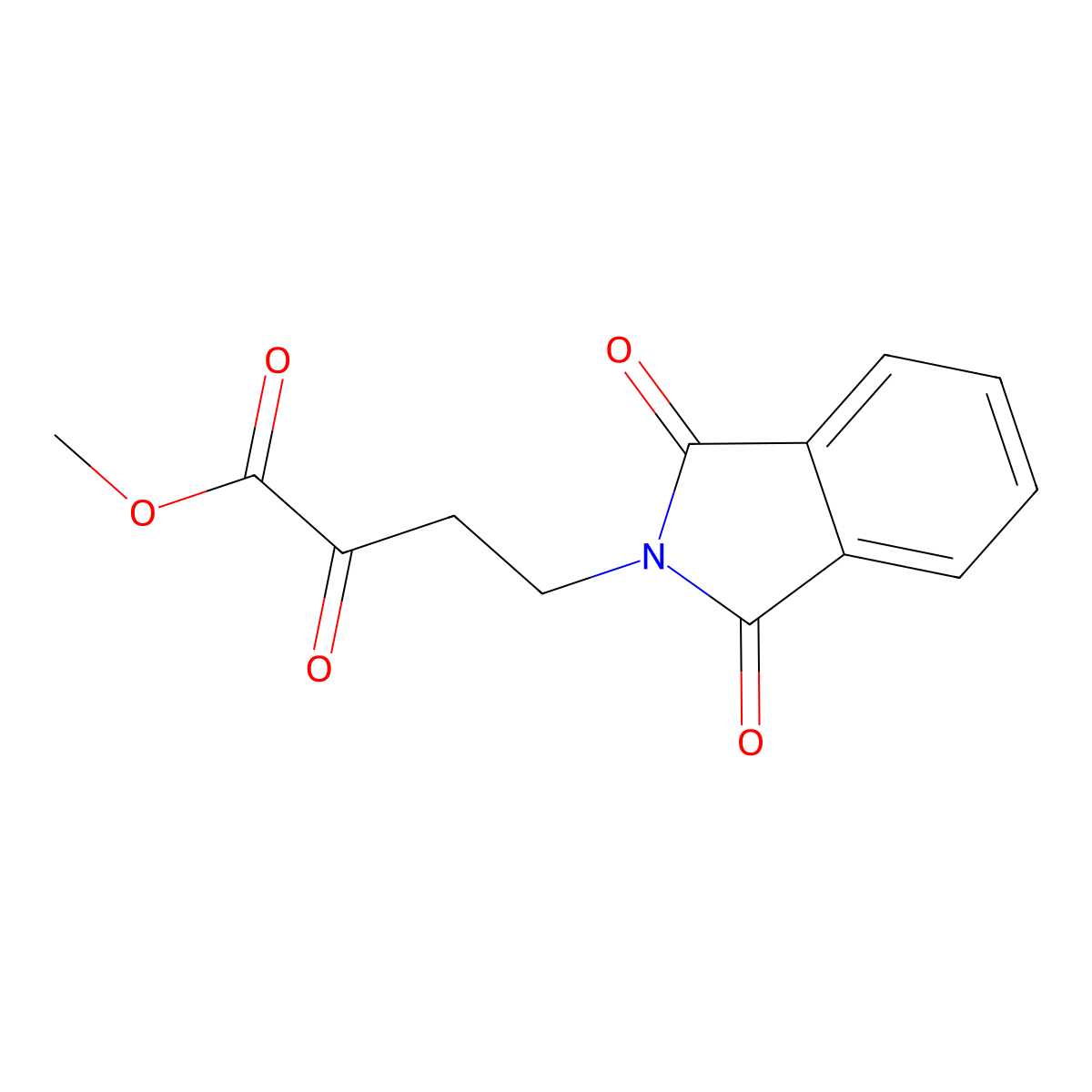 4-(1,3-Dioxo-1,3-dihydro-isoindol-2-YL)-2-oxo-butyric acid methyl ester molecular structure, CAS 62987-16-0