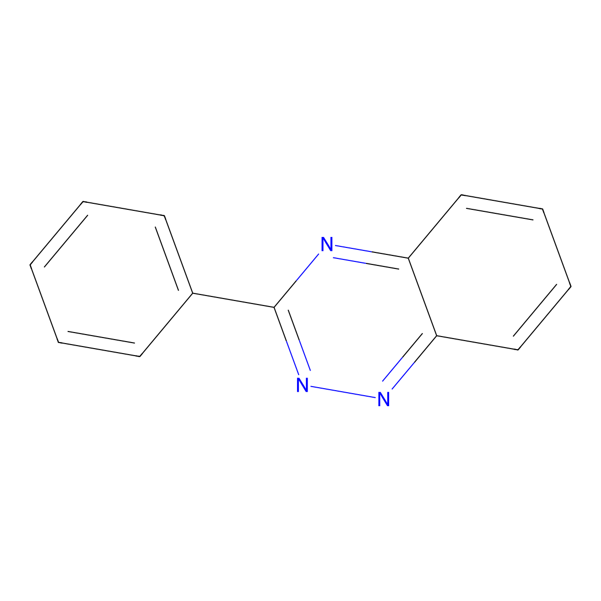 3-Phenyl-benzo(1,2,4)triazine molecular structure, CAS 6299-90-7