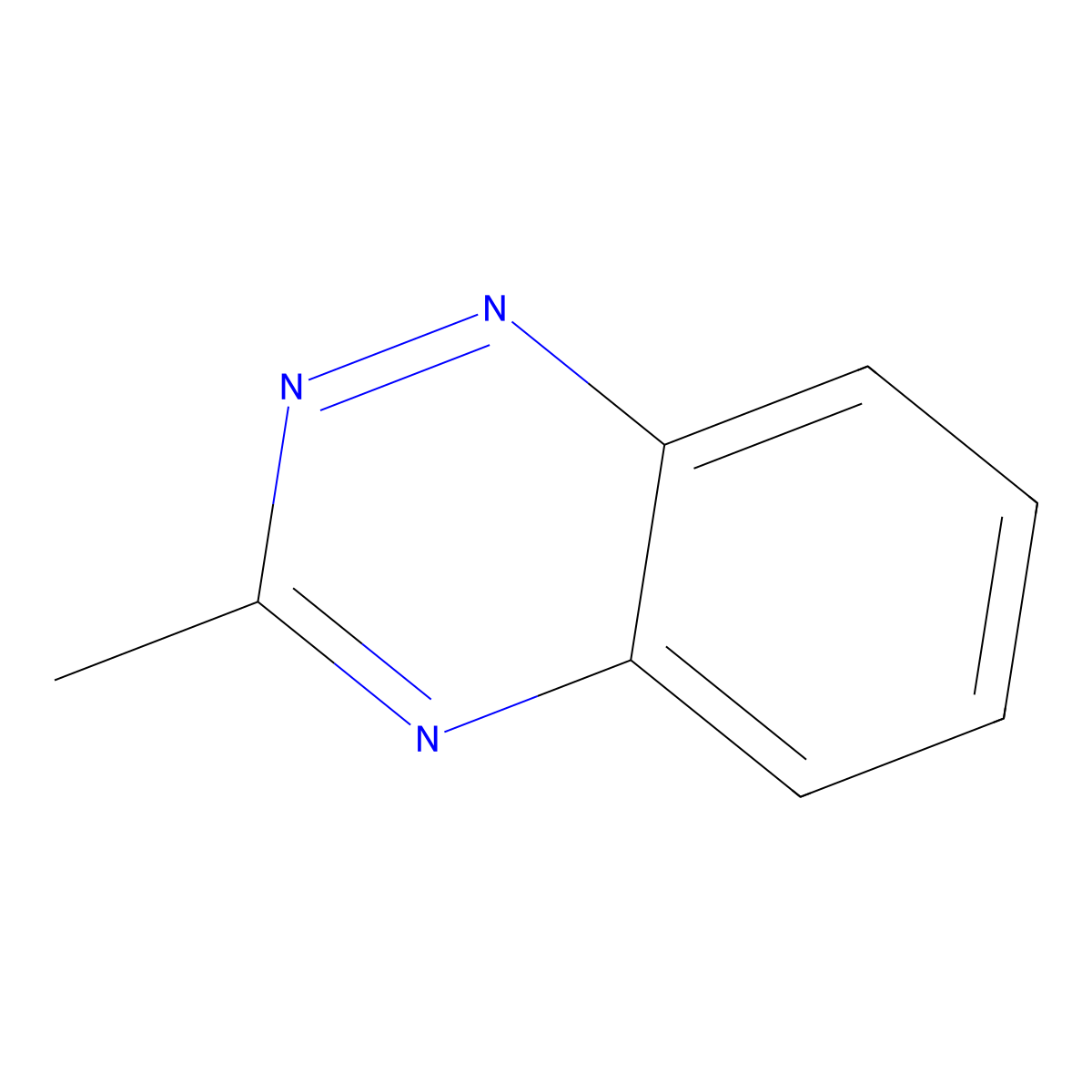3-Methylbenzo[1,2,4]triazine molecular structure, CAS 6299-94-1