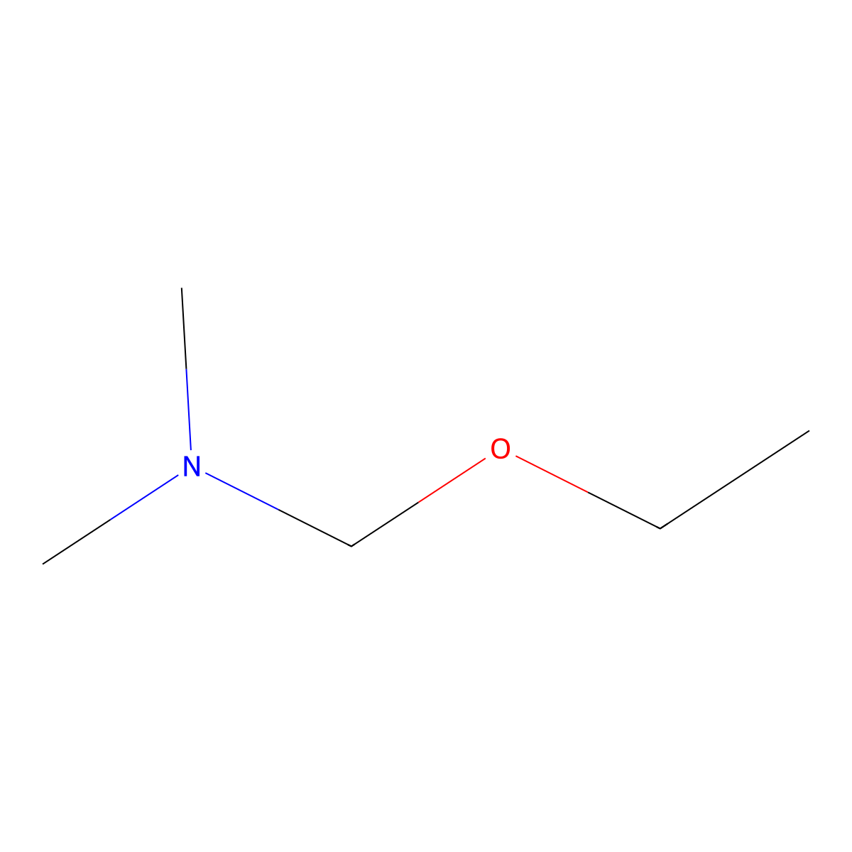 1-ethoxy-N,N-dimethylmethanamine molecular structure, CAS 62992-33-0